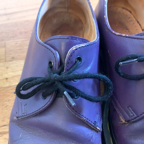 Dr Martens Purple 1461 Shoes - UK 5.5 US 7/8 - Picture 15 of 15